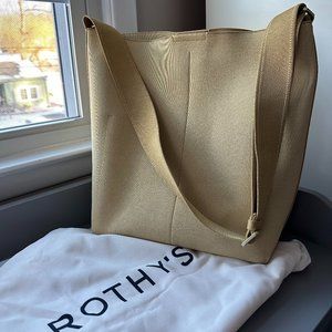Rothy's The Bucket Bag in Golden Wheat